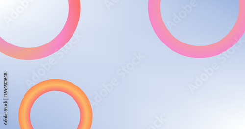 Gradient Background wallpaper intensive with line Pastel circle ring