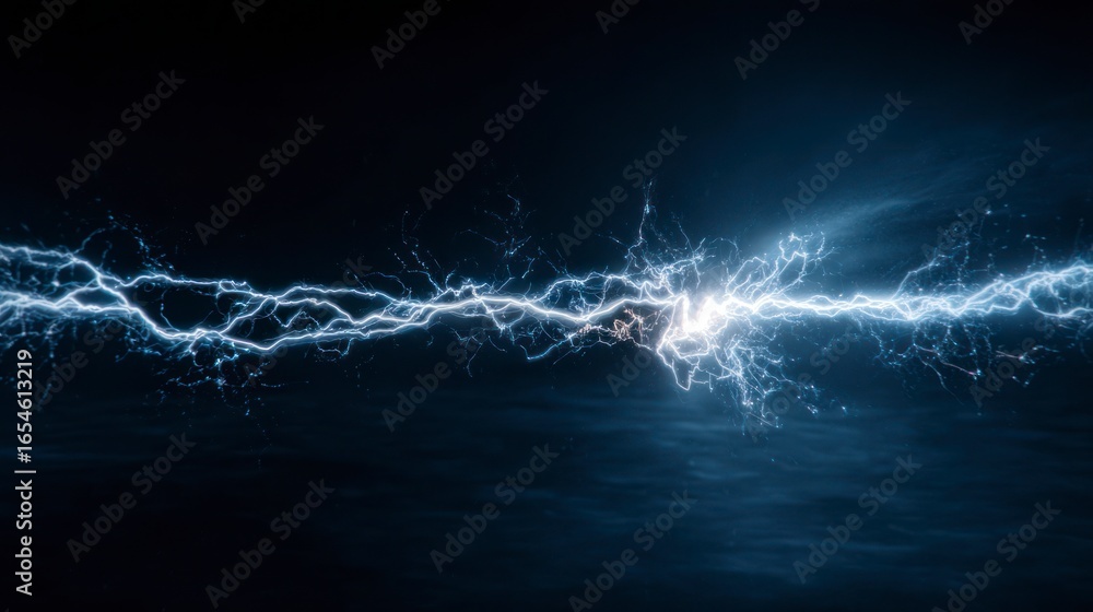 Fototapeta premium Abstract electricity graphic design