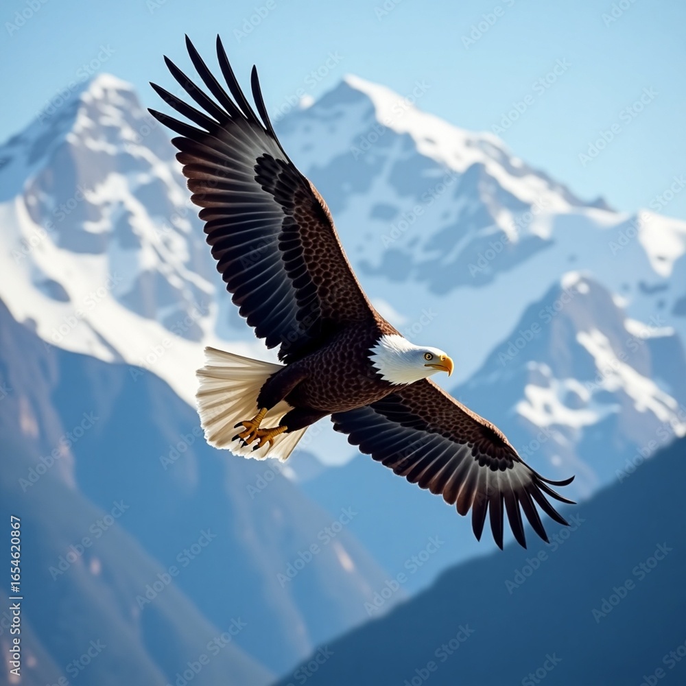 Obraz premium american bald eagle