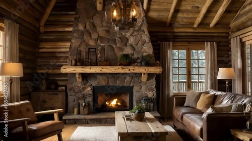 interior of the old house