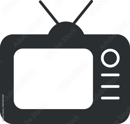 Television  icon , vector illustration .