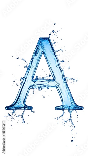 Water Letter A