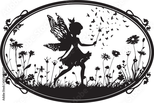 Magical Fairy Silhouette Bundle | Enchanted Fantasy SVG Collection