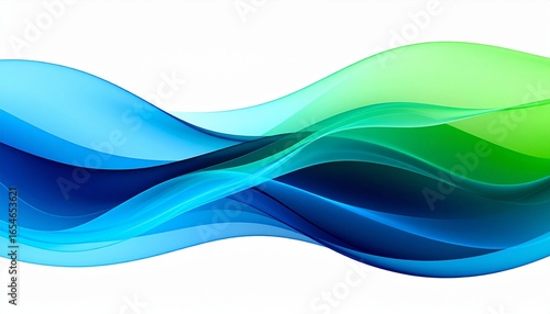 Abstract Aurora Glow Wave Overlay