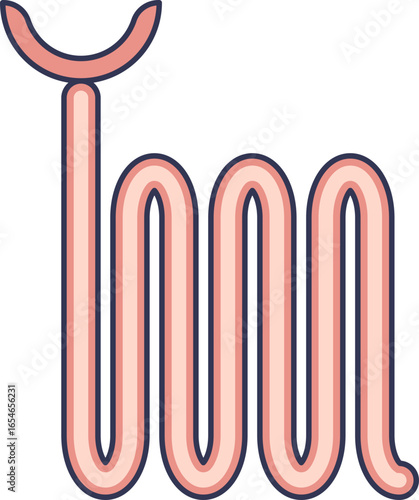 A stylized icon of a transmembrane protein receptor. The image depicts the ligand-binding domain and serpentine helices, symbolizing cell signaling and molecular biology.