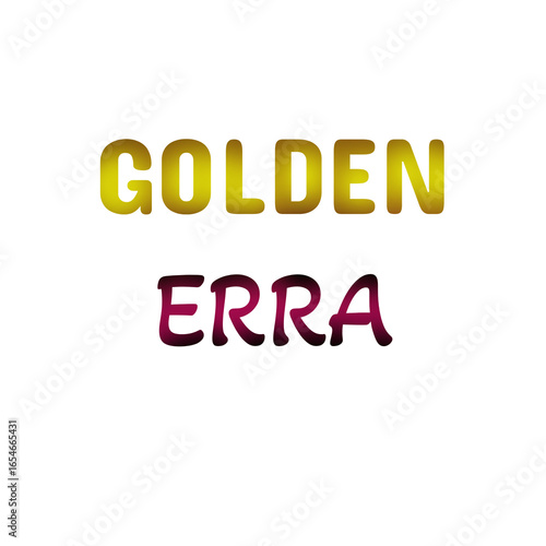 Golden Erra – Inspirational Quote for Success, Motivation, and Positive Mindset for t shirts and stikers