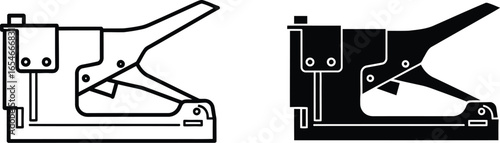 Find the best staple gun vector illustration for your project