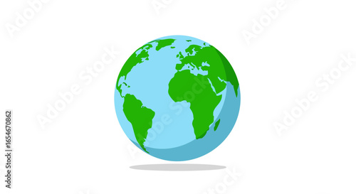 Illustration of Earth representing global interconnectedness and environmental sustainability concepts emphasizing the importance of planetary