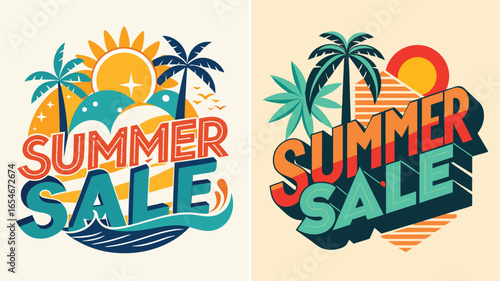 summer sale banner..summer sale poster