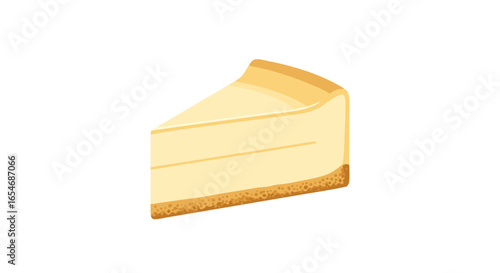 Delicious creamy cheesecake slice with a graham cracker crust and smooth topping ideal for desserts and sweet treats perfect for gatherings and