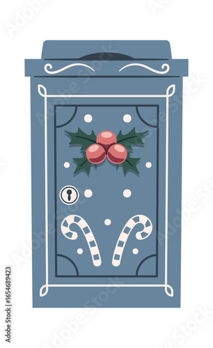 Wall hanging Christmas mail box