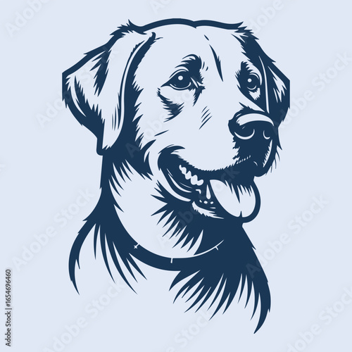 Labrador Retriever Illustration Silhouette