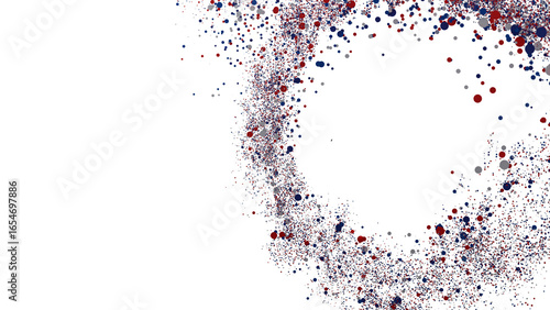 Colorful confetti burst, fe...