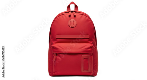 Isolated Red Backpack