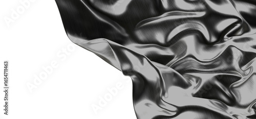 Картината върху платно Metallic Finesse: Brushed Metal Plate Background for Striking Visuals