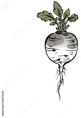 A Single Perfect Radish