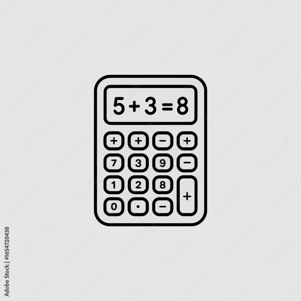 calculator icon vector illustration calculator icon vector illustration