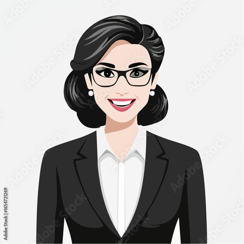 University Professor Vectors and Illustration on white background.