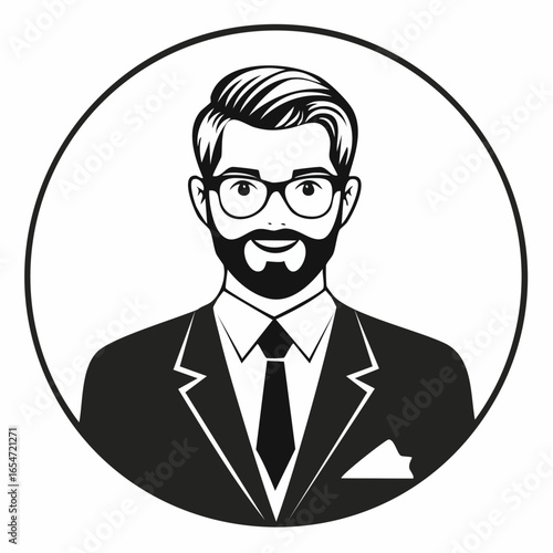 University Professor Vectors and Illustration on white background.