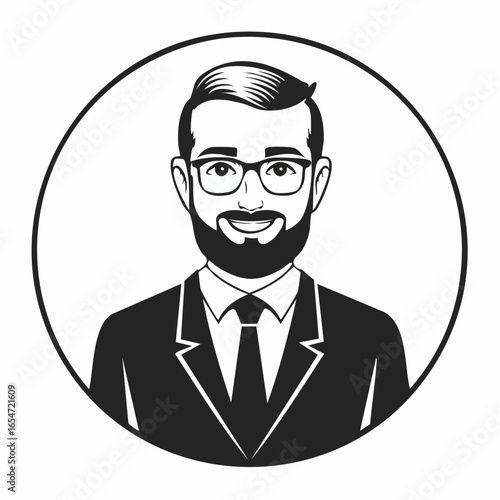 University Professor Vectors and Illustration on white background.