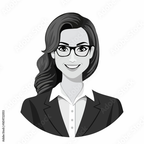 University Professor Vectors and Illustration on white background.