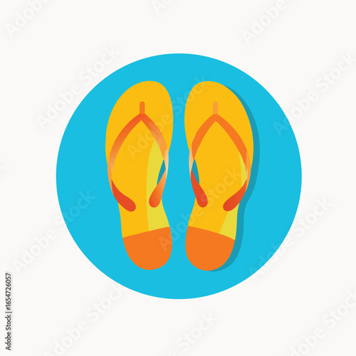 flip flops vector illustration
