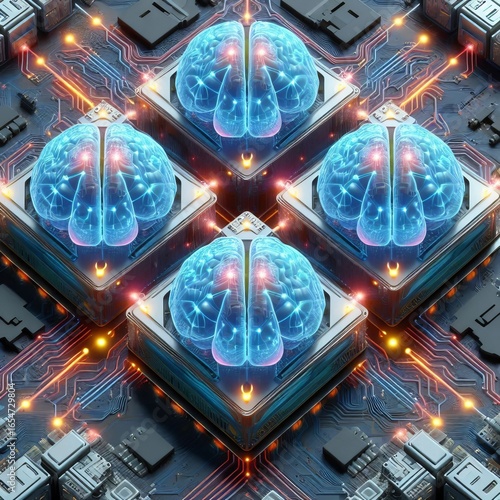 Neuromorphic processing units mimicking human brain computationa