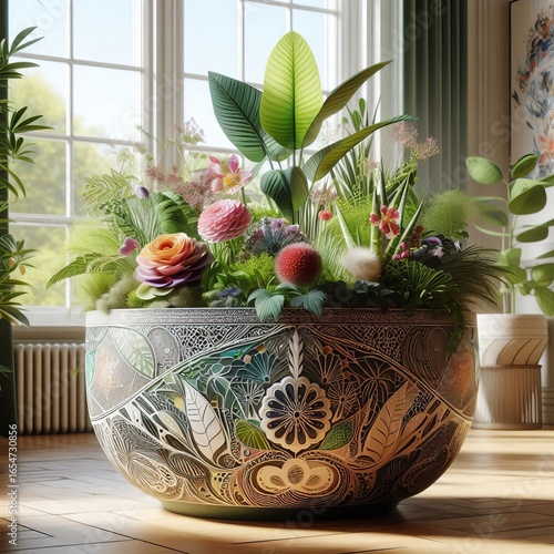 Planter with AR Edition of