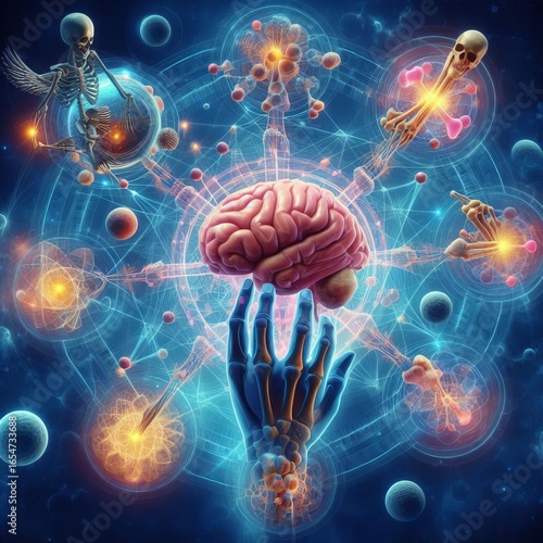 Synergistic bone healing with synchronized moties