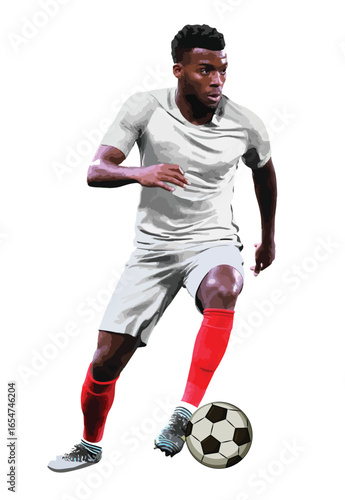sport man football player design template
