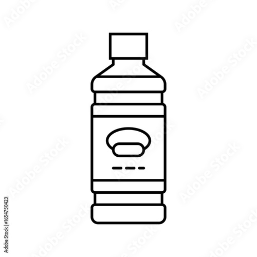 pedialyte electrolyte drink diarrhea line icon vector illustration