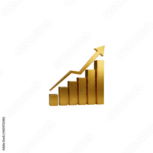 Golden Bar Graph with Growth Arrow PNG – 3D Business Success Chart Illustration – Isolated on Transparent Background PNG Free Download Golden Bar Graph with Growth Arrow PNG – 3D Business Success Chart Illustration – Isolated on Transparent Background PNG - GFXLoad
