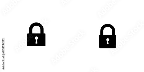 Two black padlock icons displayed side by side on a white background representing security and privacy concepts