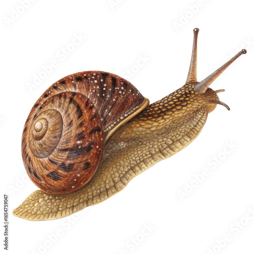 Snail Illustration Detailed...