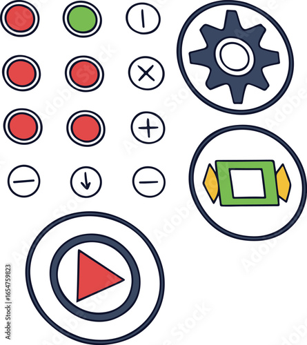 Remote control with multiple buttons symbolizing technology, entertainment, and modern digital lifestyle