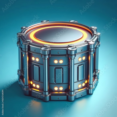 A compact hightech steel drum with