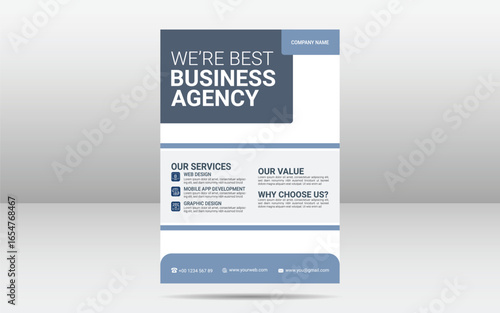 Corporate Business Company Flyer Design Template