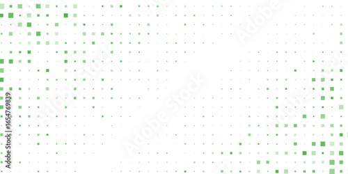 simple abstract sky green color halftone square pattern gradient squares a study in color and form. Vector Illustration