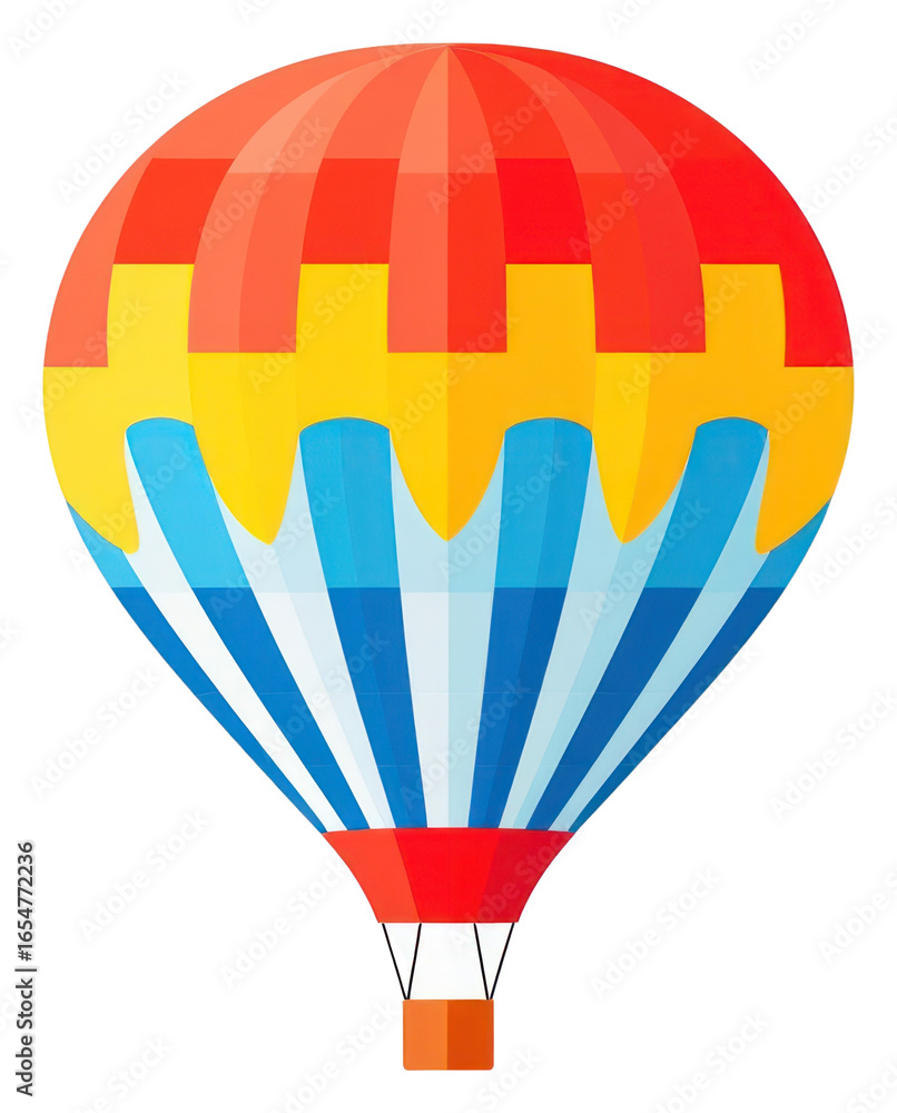 Naklejka premium PNG Hot air balloon aircraft vehicle hot air balloon.