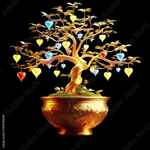 the beautiful design of heart. 
