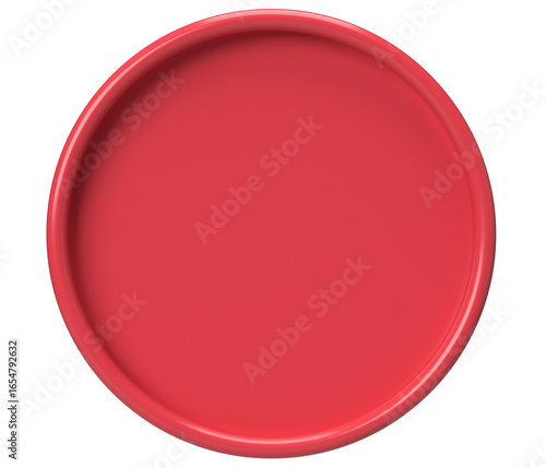 Free Download Red Circle Badge Backdrop - GFXLoad