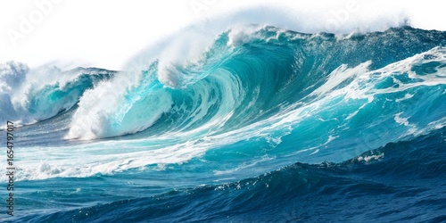Crashing Ocean Wave Turquoi...