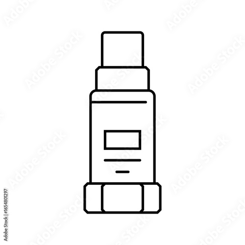 vibration sensor module line icon vector illustration
