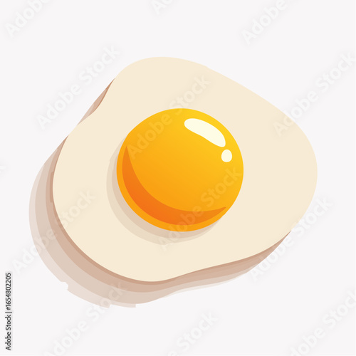 Fried Egg Illustration