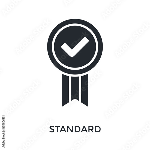 Standard Icon Glyph Style. Vector Illustration For Graphic Design