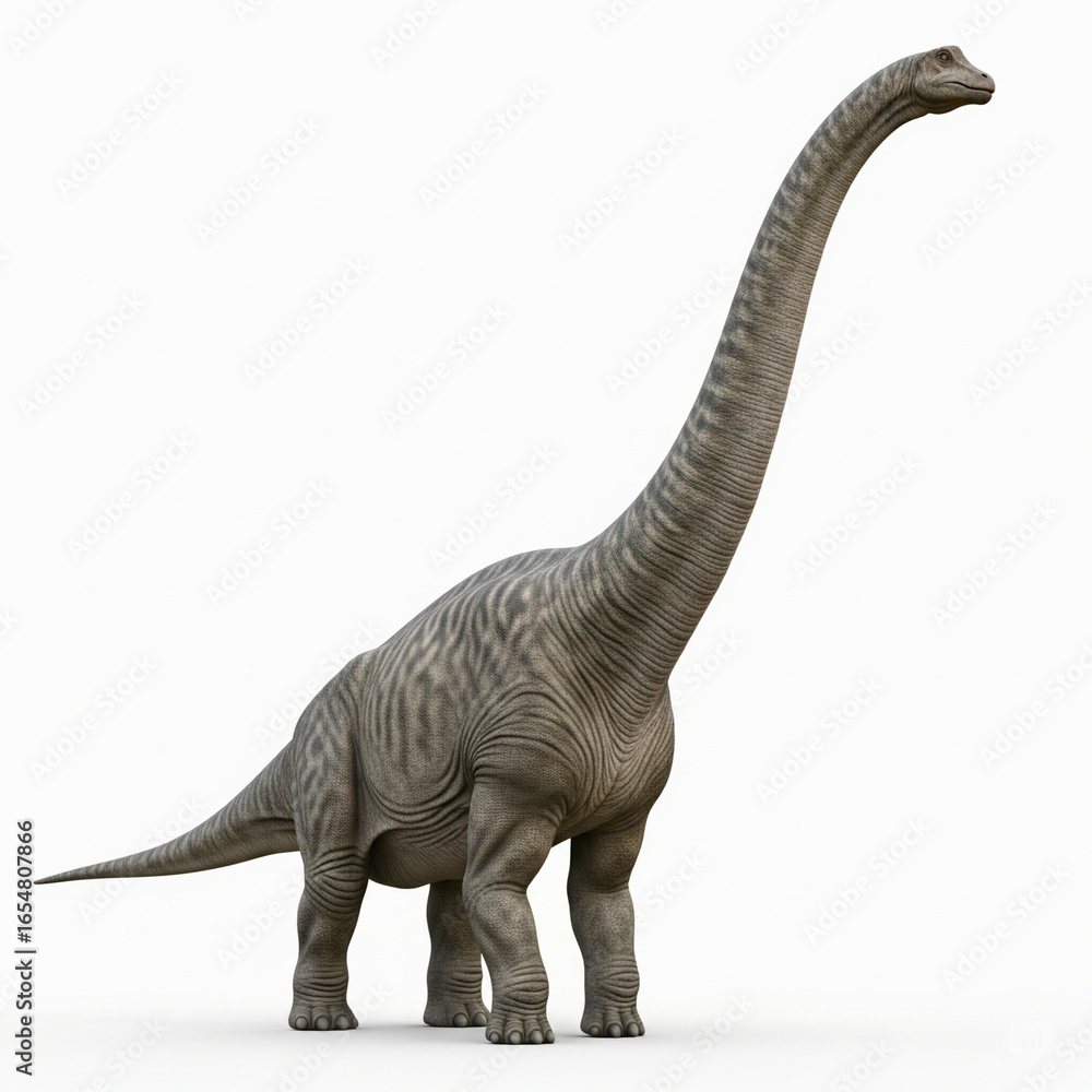 Fototapeta premium Brontosaurus is a famous dinosaur that is an icon of prehistoric animals.