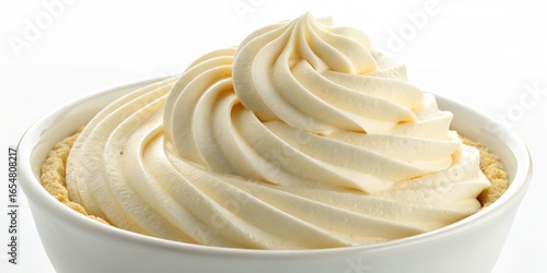 Vanilla Cream Dessert in Wh...