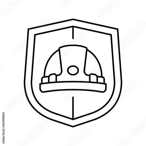 heavy duty line icon vector illustration