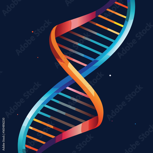 dna helix in bright gradient colors   (2).eps