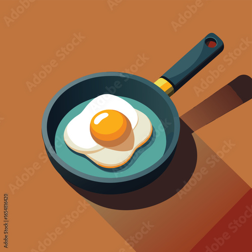 fried egg in frying pan   (2).eps